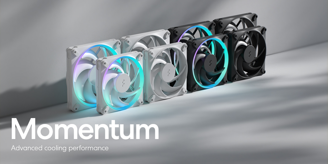 Fractal Design Momentum 12 PWM Black 120 mm FDB (Fluid Dynamic